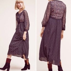 Anthropologie | Floreat Boho Peasant Dress